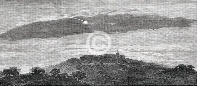 The Meteor of Monday Night (Feb. 11), as seen near Hampstead, 1850. Creator: Unknown.