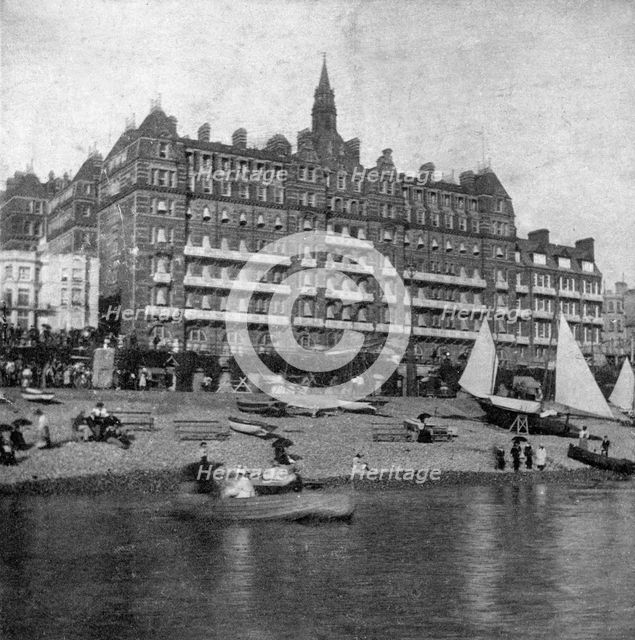 The Metropole Hotel, Brighton, East Sussex, late 19th century. Artist: Unknown