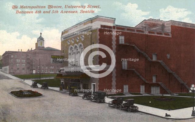 The Metropolitan Theatre, Seattle, Washington, USA, 1911. Artist: Unknown