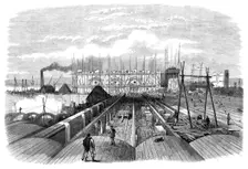 The Metropolitan Main-drainage works at Crossness, 1864. Creator: Unknown