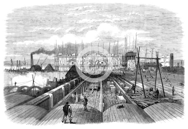 The Metropolitan Main-drainage works at Crossness, 1864. Creator: Unknown.