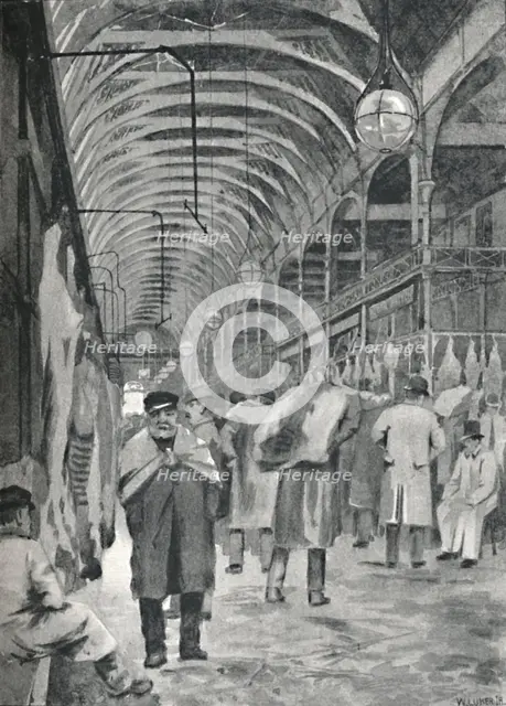 'The Metropolitan Meat Market, Smithfield', 1891. Creator: William Luker.