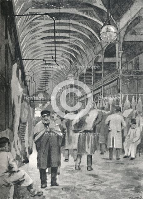 'The Metropolitan Meat Market, Smithfield', 1891. Creator: William Luker.