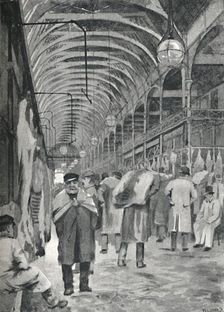 The Metropolitan Meat Market, Smithfield 1891. Creator: William Luker