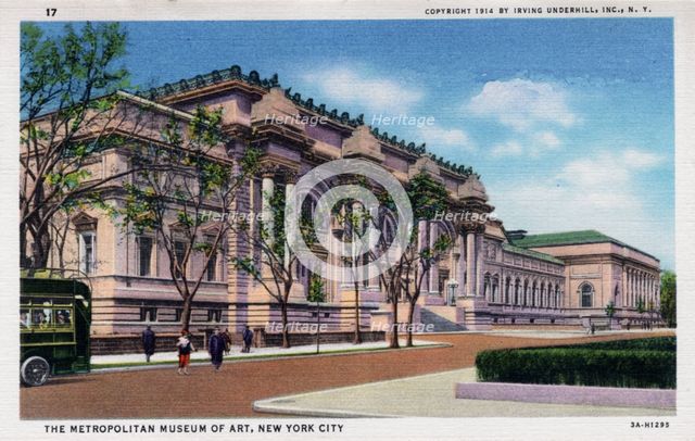 The Metropolitan Museum of Art, New York City, New York, USA, 1933. Artist: Unknown
