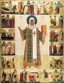 The Metropolitan Peter of Moscow with Scenes from His Life, 1480s. Creator: Dionysius (ca. 1450-before 1508)