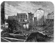 The Metropolitan Railway and the Fleet Ditch, 1862. Creator: JM Williams