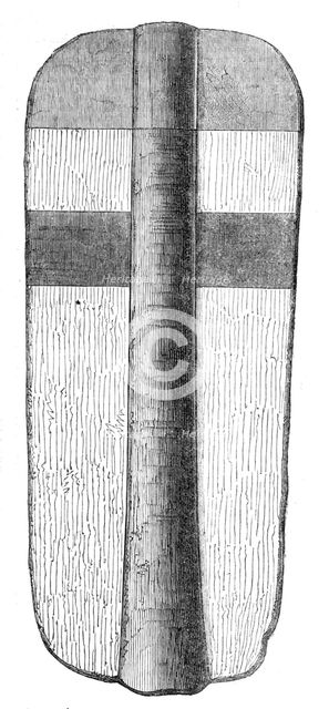 The Meyrick Collection at South Kensington: archer's shield, or 'pavois', Edward IV., 1869.  Creator: Unknown.