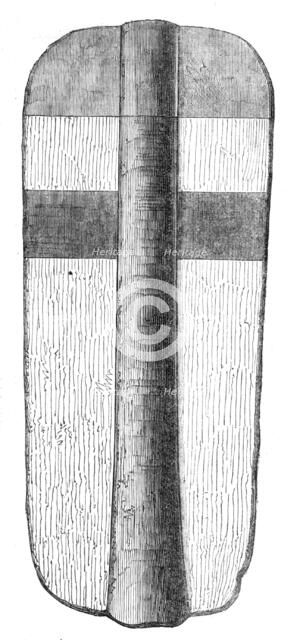 The Meyrick Collection at South Kensington: archer's shield, or 'pavois', Edward IV., 1869.  Creator: Unknown.