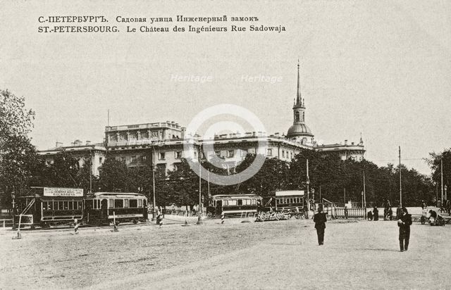 The Michael Palace in Saint Petersburg, Between 1908 and 1912.