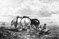 "The Mid-Day Meal" - painted by H. B. Willis - from the Exhibition of the National Institution, 1856 Creator: Harvey Orrin Smith