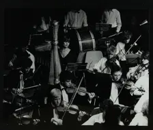 The Mid Herts Youth Orchestra playing at the Forum Theatre, Hatfield, Hertfordshire, July 1986. Creator: Denis Williams
