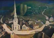 The Midnight Ride of Paul Revere 1931, (1943). Creator: Grant DeVolson Wood