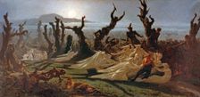 The Midnight Washerwomen (Les Lavandières de la nuit), 1888. Creator: Dargent, Yan (Jean Edouard) (1824-1899)