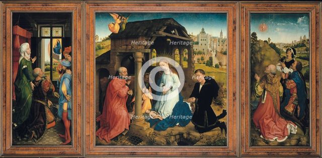 The Middelburg Altar, c. 1450. Artist: Weyden, Rogier, van der (ca. 1399-1464)