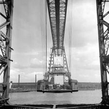 The Middlesborough Transporter Bridge, Yorkshire, 1955. Artist: Eric de Maré