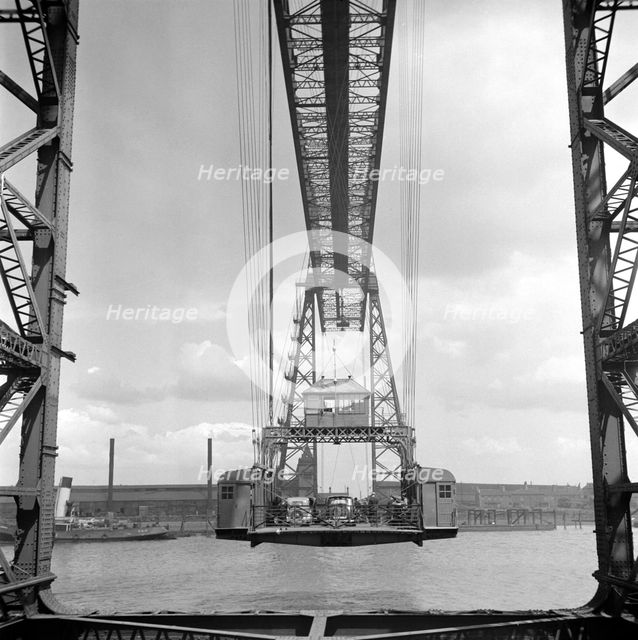 The Middlesborough Transporter Bridge, Yorkshire, 1955. Artist: Eric de Maré