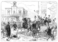 The Middlesex Election: two minutes to five, a sketch at Brentford on Saturday last, 1880. Creator: Unknown