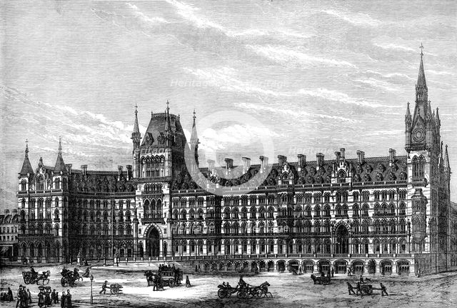 The Midland Railway Hotel, Euston-Road, 1871. Creator: Unknown.