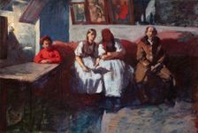 The Mikolajczyk family, c1901. Creator: Wlodzimierz Tetmajer