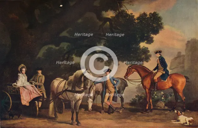 The Milbanke and Melbourne Families', (c1796), 1929. Artist: Unknown