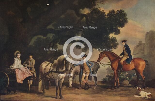 The Milbanke and Melbourne Families', (c1796), 1929. Artist: Unknown