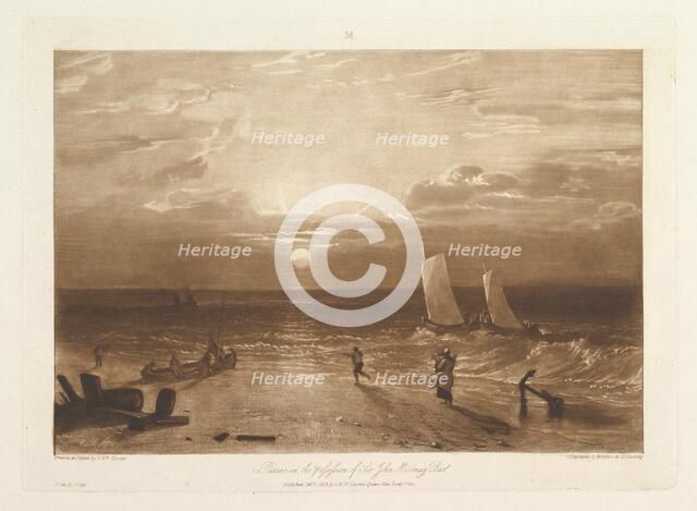 The Mildmay Sea-Piece (Liber Studiorum, part VIII, plate 40), February 11, 1812. Creator: JMW Turner.