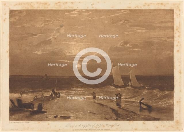 The Mildmay Sea-Piece, published 1812. Creator: JMW Turner.