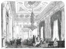 The Military, Naval, and County Service Club, St. James's-Street - Principal Drawing-Room, 1850. Creator: Unknown