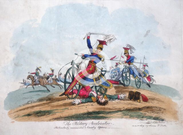 'The Military Accelerator - Particularly Recommended to Cavalry Officers', c1820. Artist: Unknown