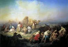 The Military Road Between Sevastopol and Simferopol in the Time of the Crimean War, 1858. Creator: Filippov, Konstantin Nikolayevich (1830-1878)