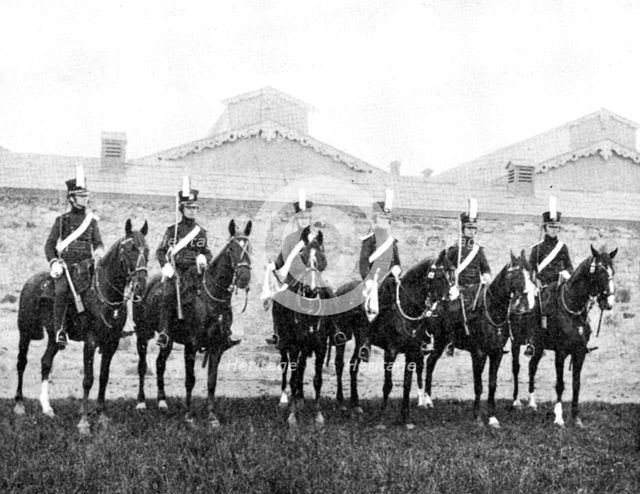 The Military Tournament at the Agricultural Hall: Period 1818, (1895). Creator: Unknown.