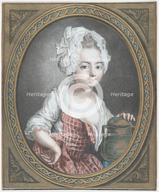 The Milk Woman, 1774. Creator: Louis Marin Bonnet.