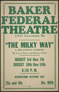 The Milky Way, Denver, 1938. Creator: Unknown