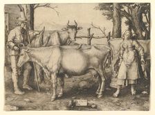 The Milkmaid, 1510. Creator: Lucas van Leyden