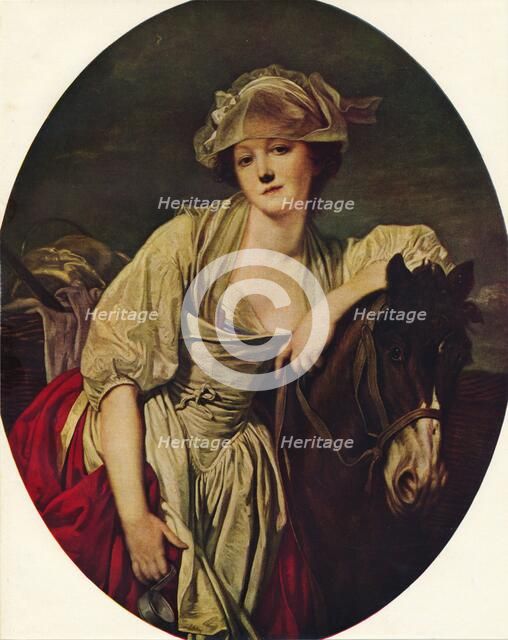 The Milkmaid, 18th century, (1938). Artist: Jean-Baptiste Greuze
