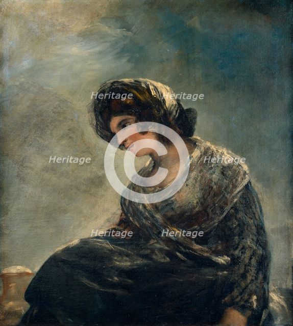 The Milkmaid of Bordeaux, 1825-1826. Creator: Goya, Francisco, de (1746-1828).