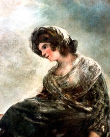 The Milkmaid of Bordeaux c1824. Artist: Francisco Goya