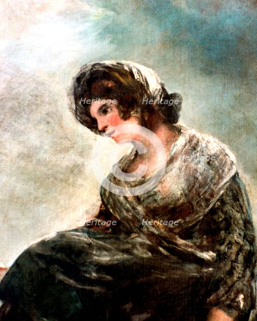 'The Milkmaid of Bordeaux', c1824.  Artist: Francisco Goya