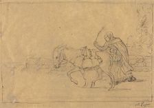 The Milkmaid of Boulogne. Creator: Alphonse Legros