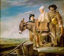 The Milkmaid's Family 1641. Artist: Louis Le Nain