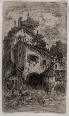 The Mill, 1866. Creator: Rodolphe Bresdin (French, 1822-1885)