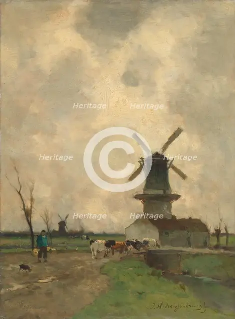 The Mill, 1870-1903. Creator: Jan Hendrik Weissenbruch.