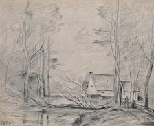 The Mill at Cuincy 1871-1872, (1946). Artist: Jean-Baptiste-Camille Corot