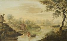 The mill at Ekolsund Castle. Creator: Johan Filip Korn