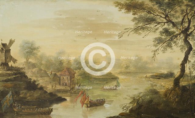 The mill at Ekolsund Castle. Creator: Johan Filip Korn.