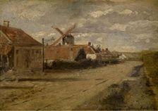 The Mill at Kiel, 1885-1888. Creator: Henri Jean Augustin de Braekeleer