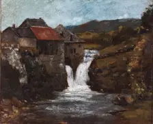 The mill at Orbe 1839-1877. Creator: Gustave Courbet