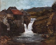 The mill at Orbe 1839-1877. Creator: Gustave Courbet