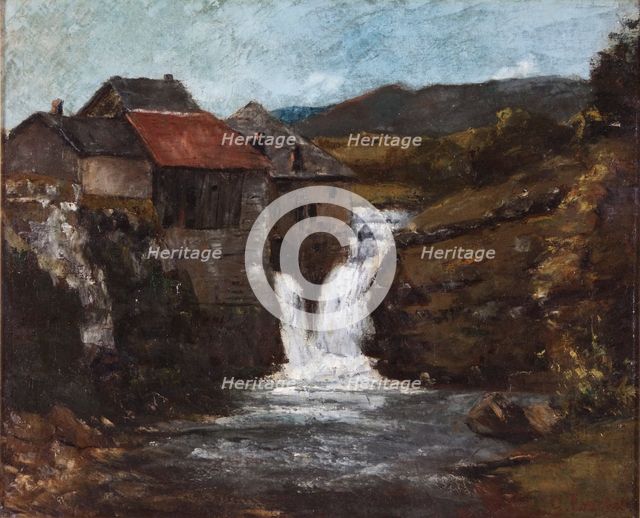 'The mill at Orbe', 1839-1877. Creator: Gustave Courbet.